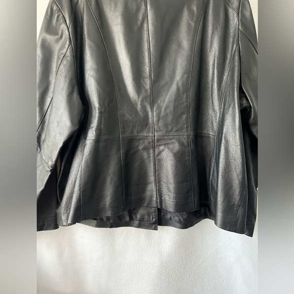 East 5th Genuine Leather Black Size 3X Jacket - Picture 11 of 12
